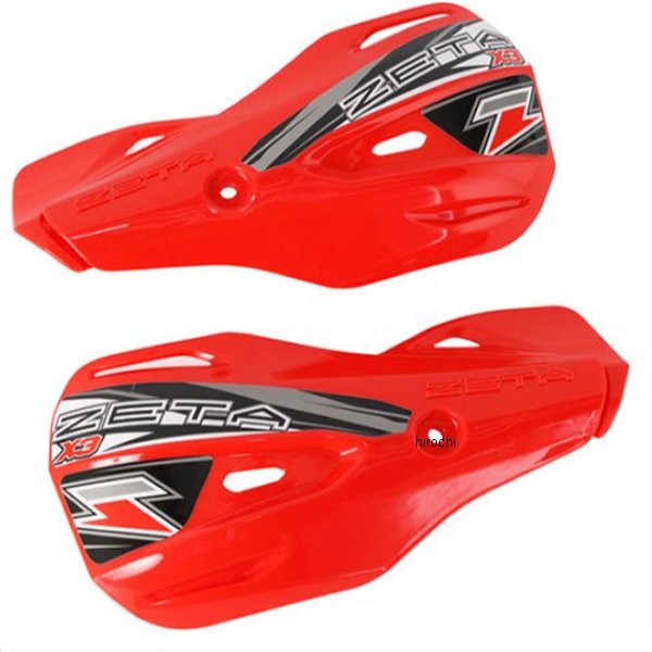 ZE74-4205 ジータ ZETA  MXハンドガード インパクトX3 リプレースメントガード 赤