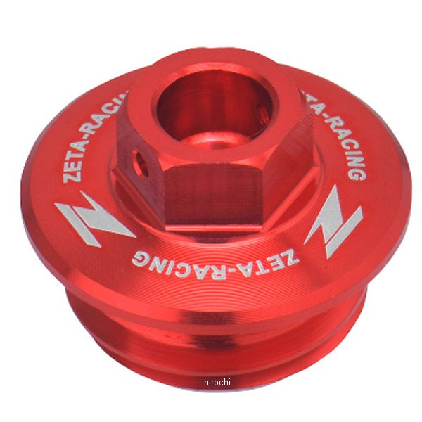 ZE89-2410 ジータ ZETA オイルフィラーキャップ KTM、Husqvarna 赤
