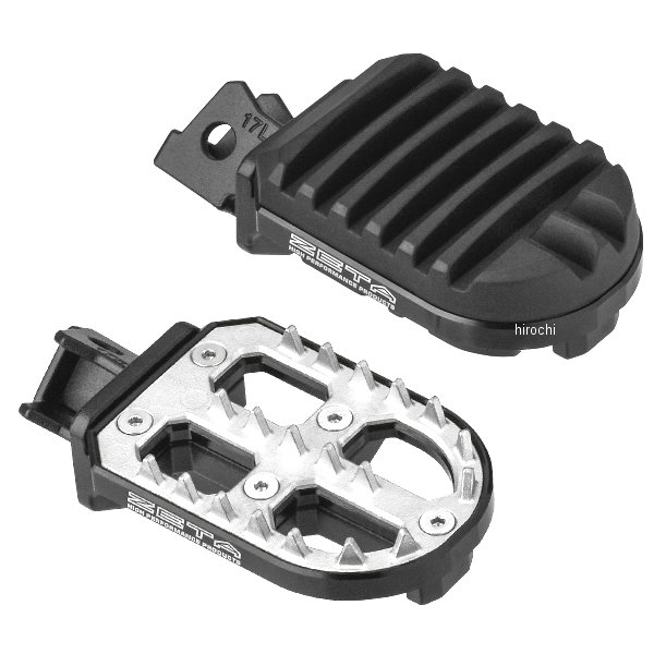 D8319 ジータ ZETA アドベンチャーフットペグ スズキ V-STROM ブラック