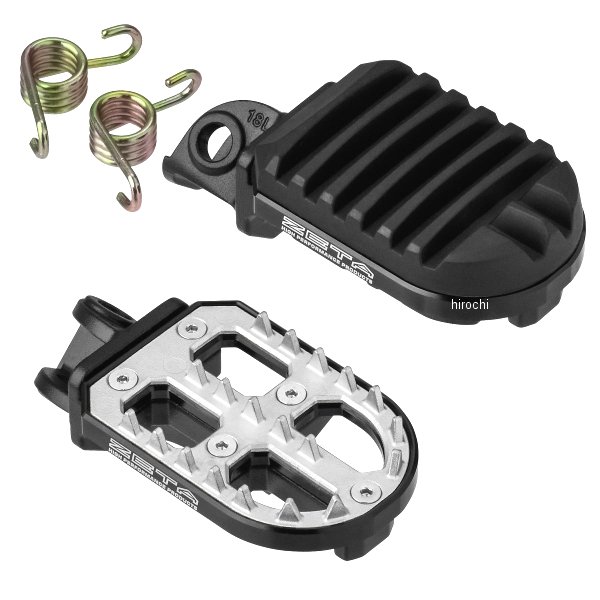 D8366 ジータ ZETA アドベンチャーフットペグ KTM ブラック