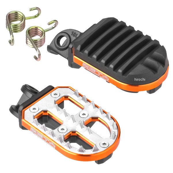 D8367 ジータ ZETA アドベンチャーフットペグ KTM オレンジ