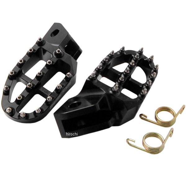 ZE93-1670 ジータ ZETA アルミフットペグ セロー250、トリッカー 黒