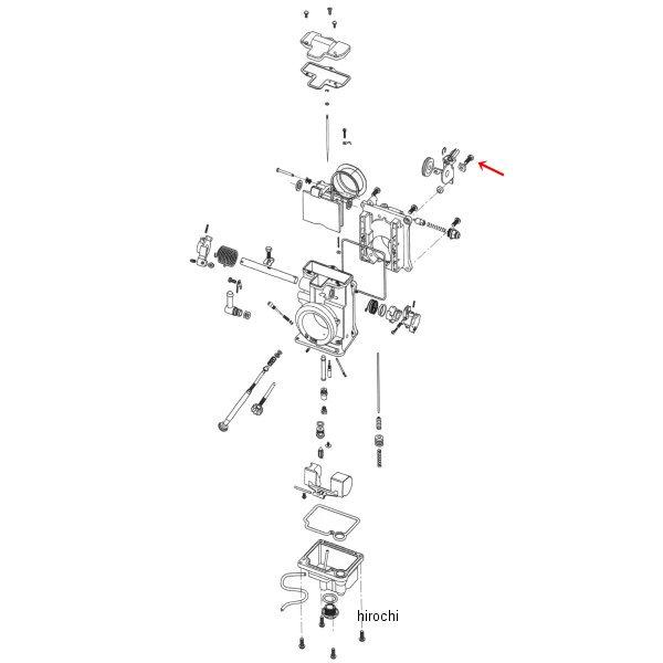 ZM-B30520B キジマ 補修 ミクニHSR用 ブラケット ボルト