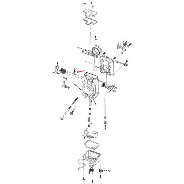 ZM-TM4217 キジマ 補修 ミクニHSR用 シャフトロックタブプレート