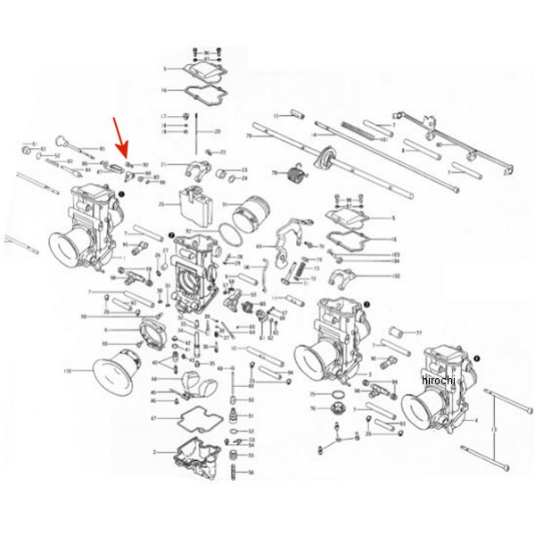 ZM-TMR4004 キジマ ミクニ スクリュフロートチャンバー ファンネルアダプタ