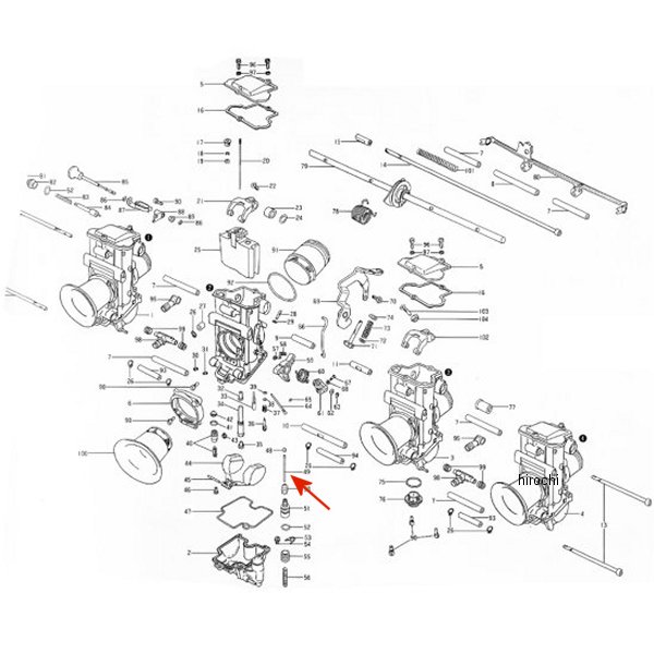ZM-TMR40148 キジマ ミクニ プッシュロット アクセラレータ