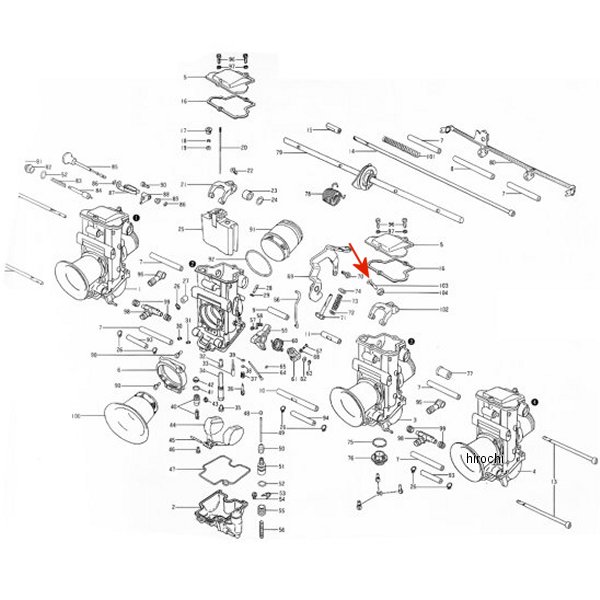ZM-TMR404062-1A キジマ ミクニ スクリューレバー