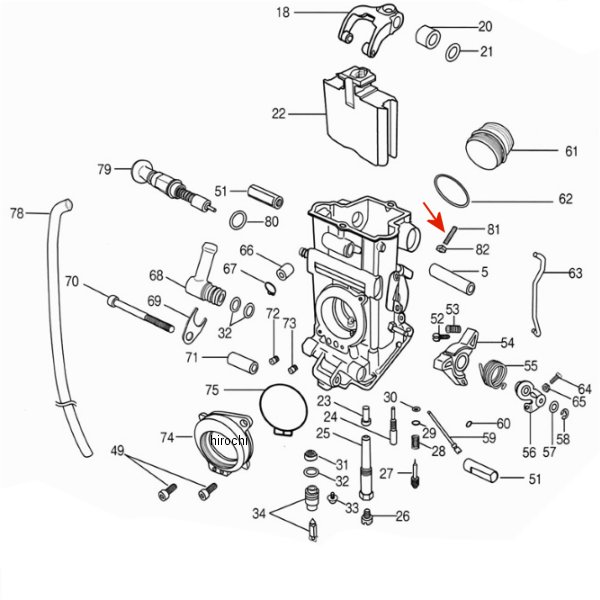 ZM-TMR4099 キジマ ミクニ スクリューストッパー