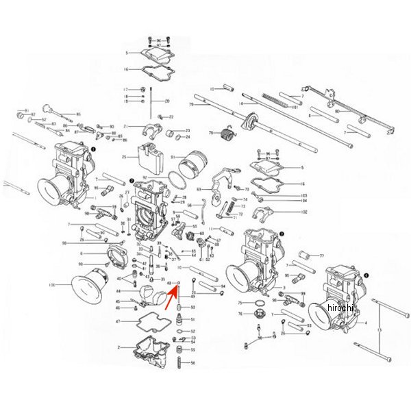 ZM-VM14357 キジマ ミクニ キャップ アクセラレータ ロット