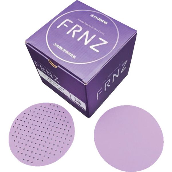マジック式研磨紙 FRNZパープル研磨ディスク ZSCD-M(多孔穴(157穴))125#80 100枚入り