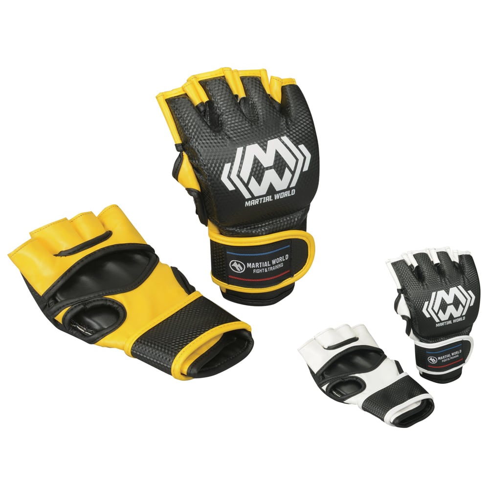 マーシャルワールド MMAグローブ PG82 カーボンブラック×イエロー