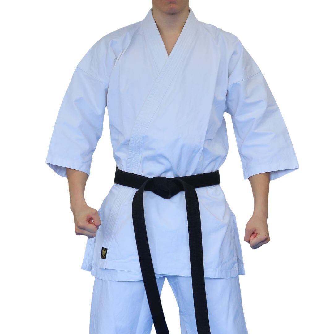 マーシャルワールド 高級純白フルコンタクト空手着(白帯付) KU9 0号 上衣のみ