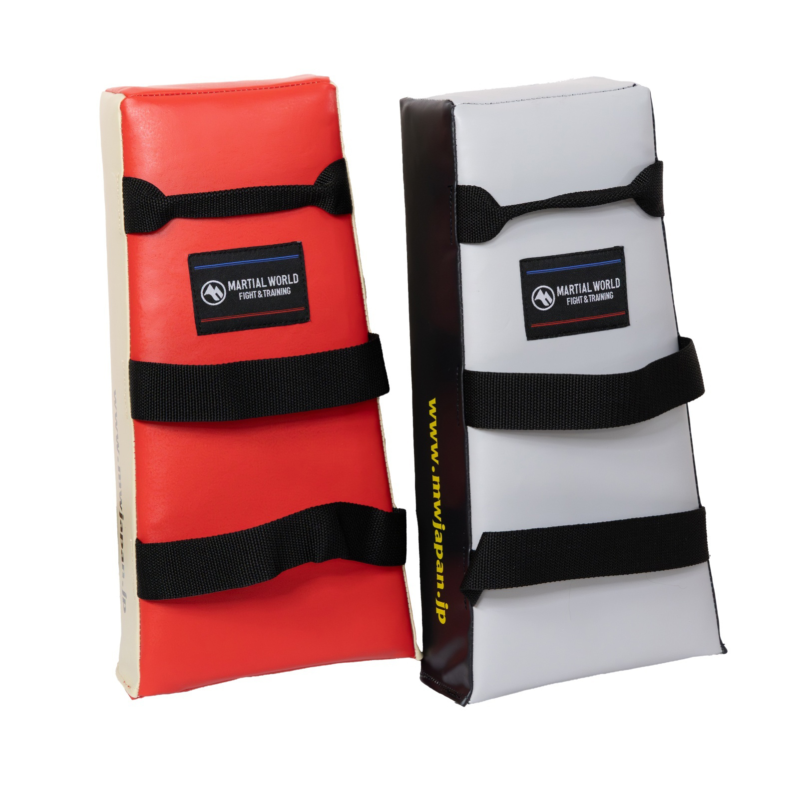 マーシャルワールド キックミットプロ KM25 黒/グレー