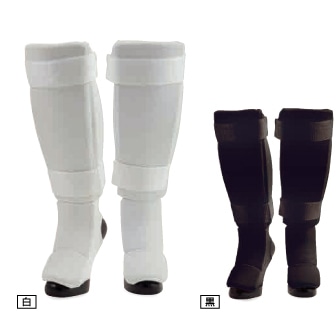 マーシャルワールド ベロクロレッグサポーター ウィングタイプ LG48 Lサイズ 白