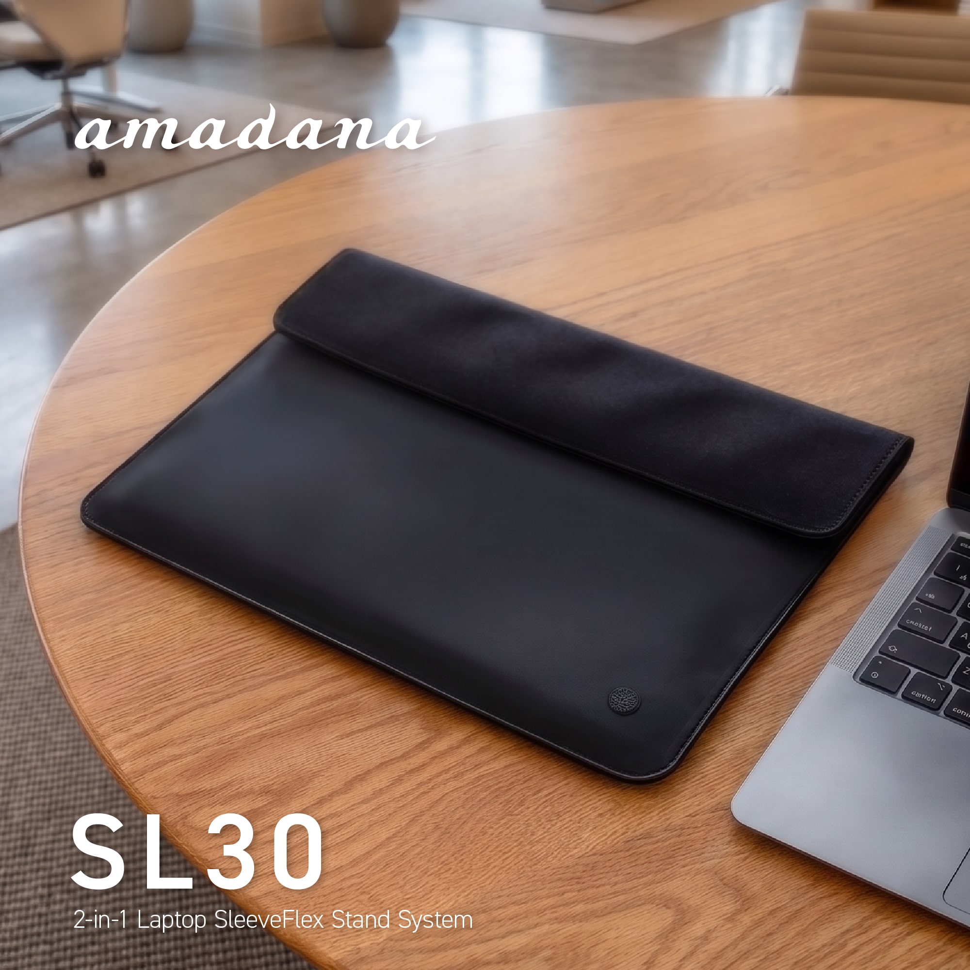 amadana 2-in-1 PCスリーブケース 15-16インチ対応モデル SL30『好きな場所を、心地よい空間に。』