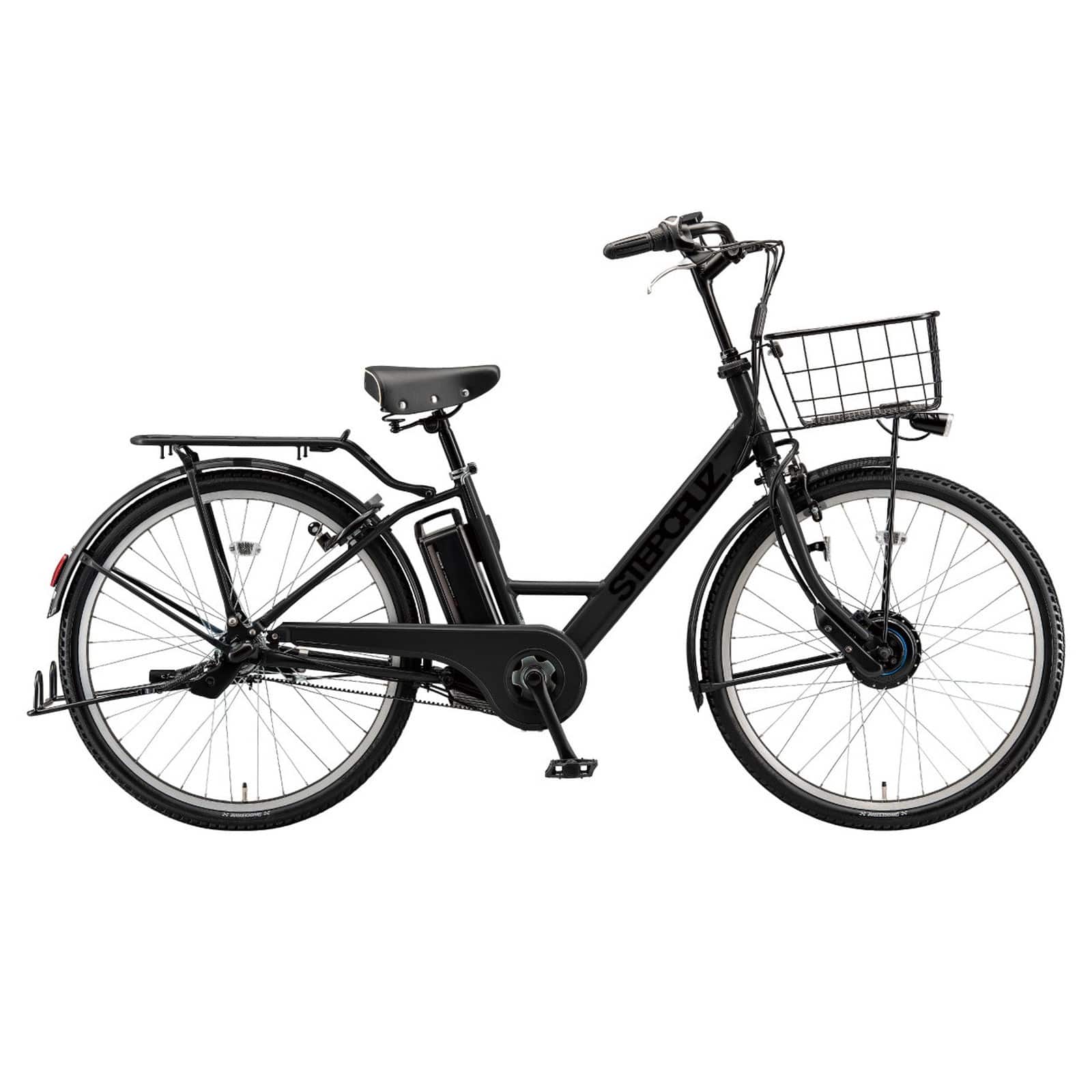 ブリヂストン ステップクルーズe ST6B37 8AH 26インチ3段LED 黒 店舗受取専用商品】 ブリヂストン ステップクルーズ e ST6B37 2027年