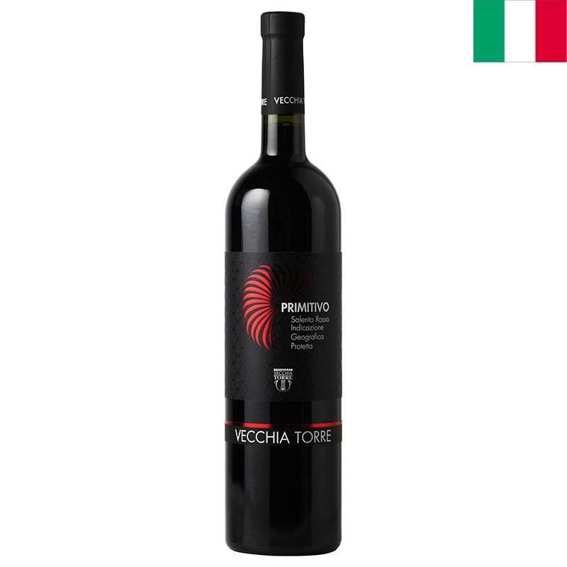 VECCIA TORRE ヴェッキア・トッレ プリミティーヴォ・ディ・サレント 750ml 赤ワイン 辛口 ミディアムボディ イタリアワイン 海外 輸入酒