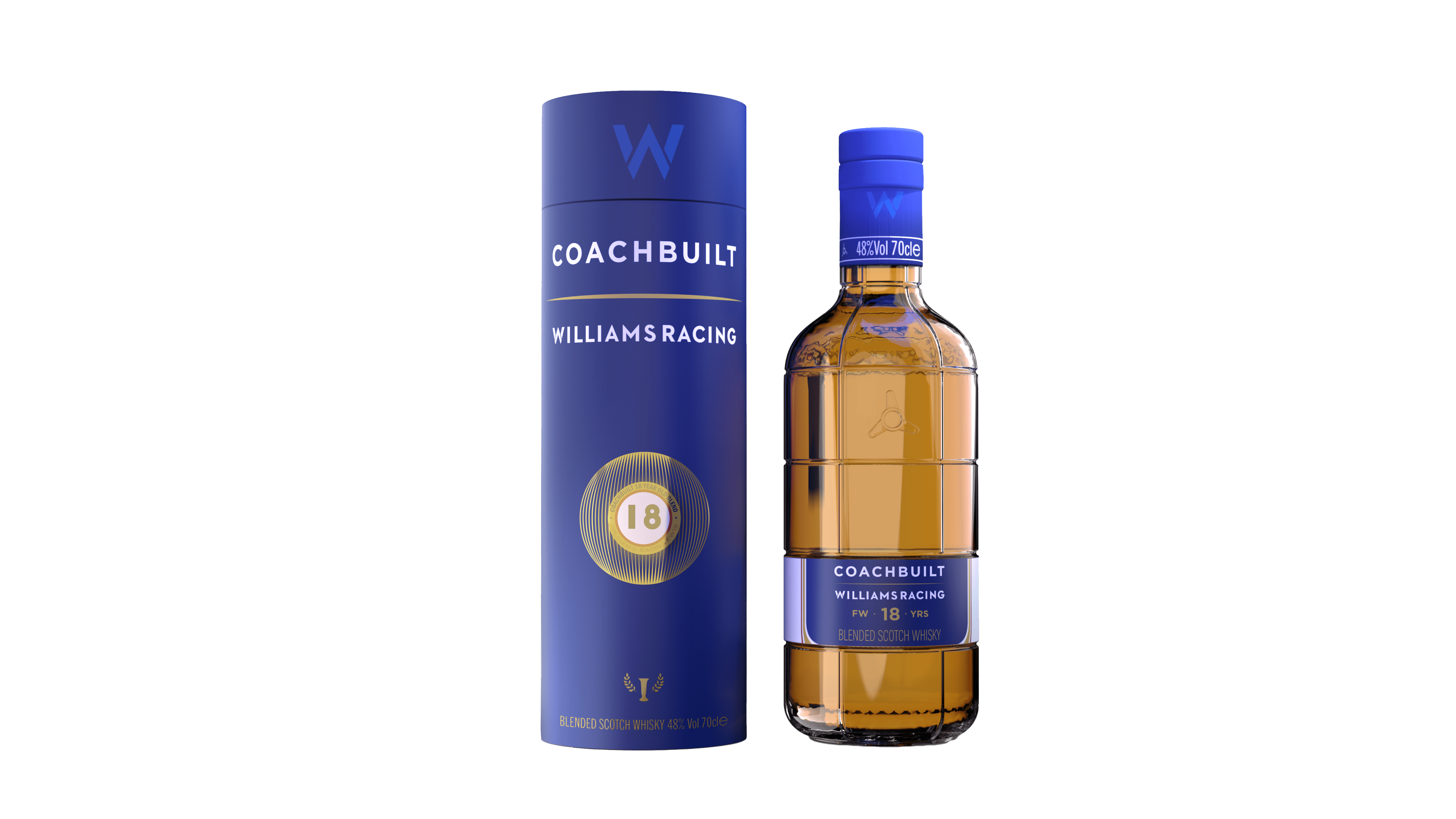 Coachbuilt × Williams Racing FW18 18年熟成 ブレンデッドスコッチウイスキー 700ml
