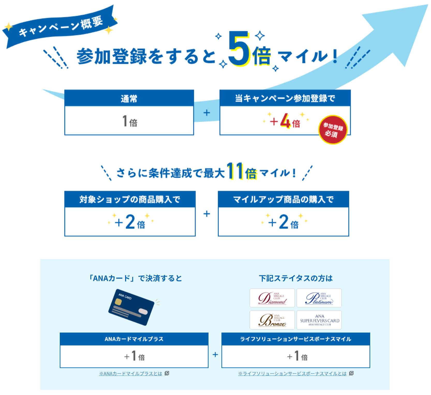 対象商品をご購入いただくと3倍マイル！